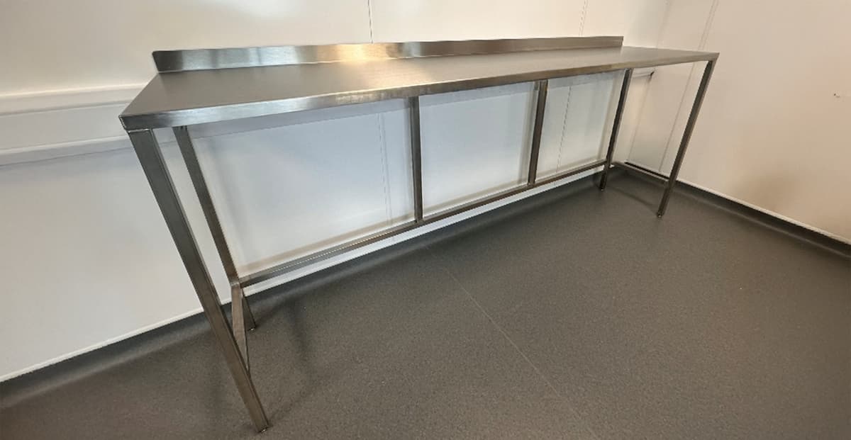 Bespoke Stainless Steel Frames and Worktops