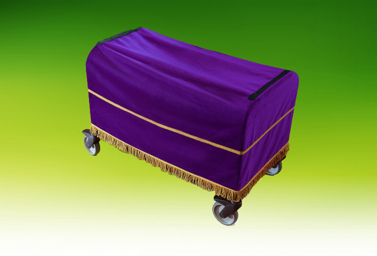 Fixed bier cover in purple