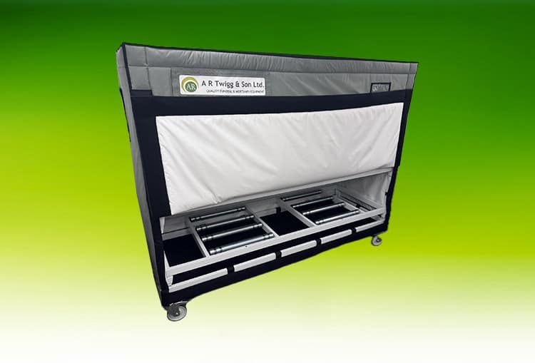 Portable Mortuary Fridges side load bottom open