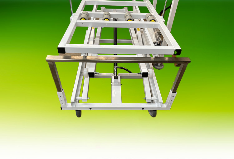 Side loading trolley offset