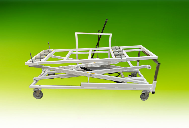 Side loading trolley offset